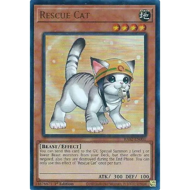 Image for Rescue Cat (Alternate Art) (UR) (RA02-EN001) (RA02) - YuGiOh