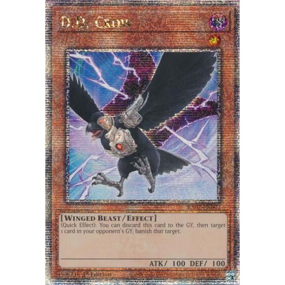 Image for D.D. Crow (Quarter Century Secret Rare) (RA02-EN002) (RA02) - YuGiOh