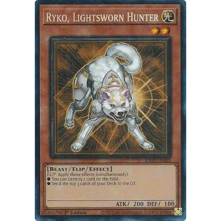 Image for Ryko, Lightsworn Hunter (PCR) (RA02-EN003) (RA02) - YuGiOh