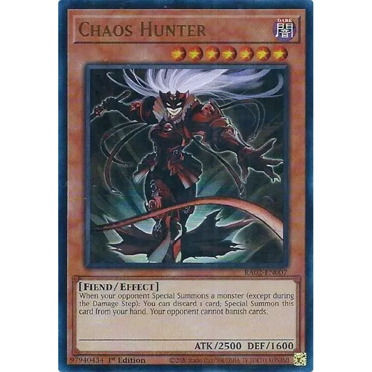 Image for Chaos Hunter (UR) (RA02-EN007) (RA02) - YuGiOh