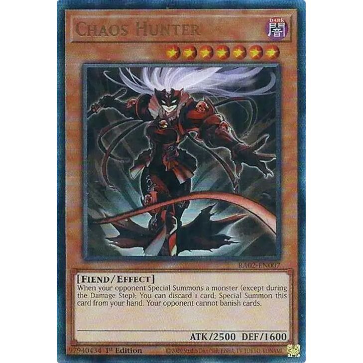Image for Chaos Hunter (PUR) (RA02-EN007) (RA02) - YuGiOh