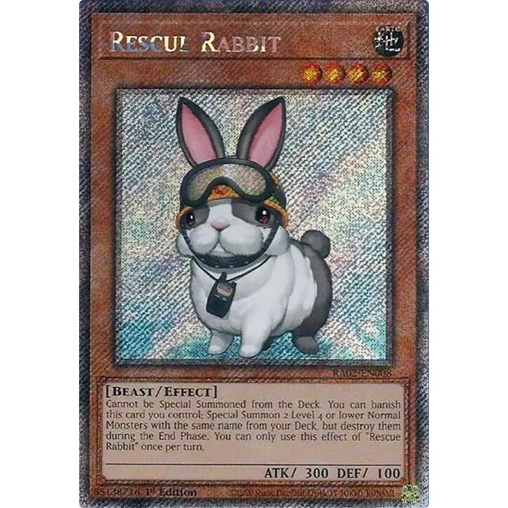 Image for Rescue Rabbit (Platinum Secret Rare) (RA02-EN008) (RA02) - YuGiOh