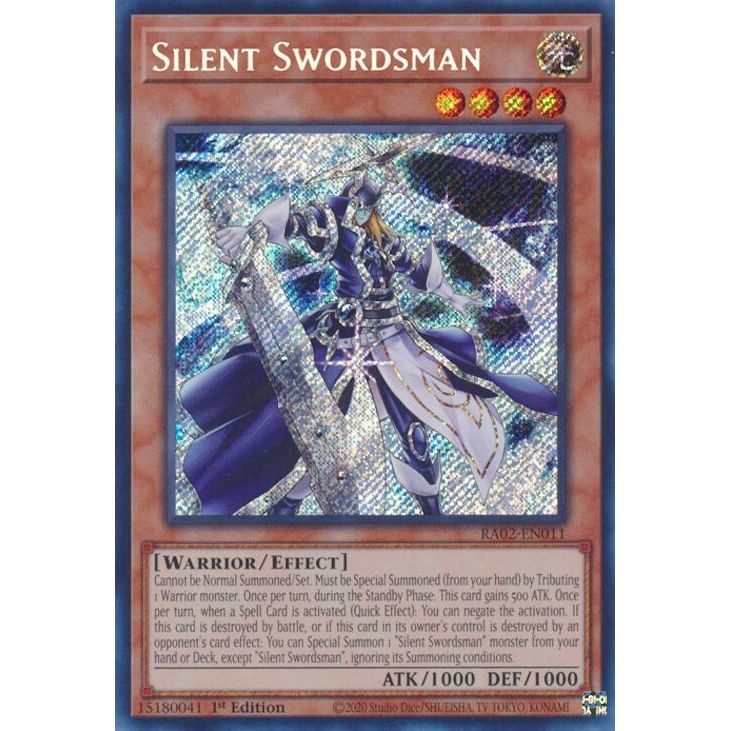 Image for Silent Swordsman (Secret Rare) (RA02-EN011) (RA02) - YuGiOh