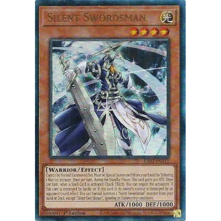 Image for Silent Swordsman (PUR) (RA02-EN011) (RA02) - YuGiOh