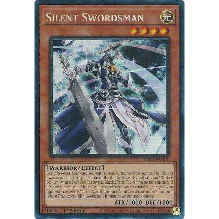 Image for Silent Swordsman (PCR) (RA02-EN011) (RA02) - YuGiOh