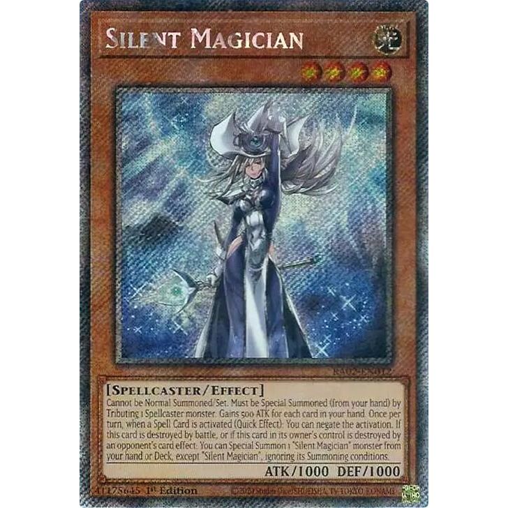 Image for Silent Magician (Platinum Secret Rare) (RA02-EN012) (RA02) - YuGiOh
