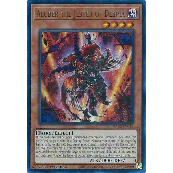 Image for Aluber the Jester of Despia (UR) (RA02-EN016) (RA02) - YuGiOh