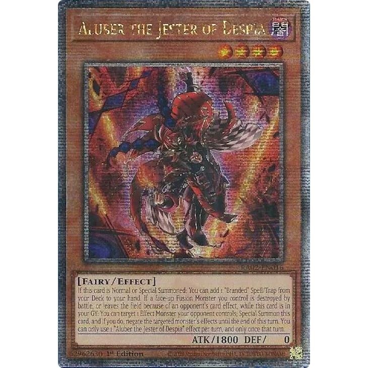 Image for Aluber the Jester of Despia (Quarter Century Secret Rare) (RA02-EN016) (RA02) - YuGiOh