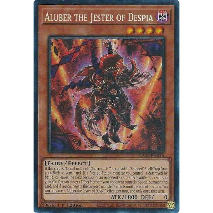 Image for Aluber the Jester of Despia (PCR) (RA02-EN016) (RA02) - YuGiOh