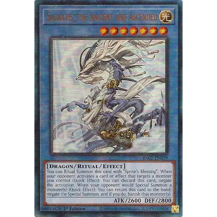 Image for Sauravis, the Ancient and Ascended (PUR) (RA02-EN019) (RA02) - YuGiOh