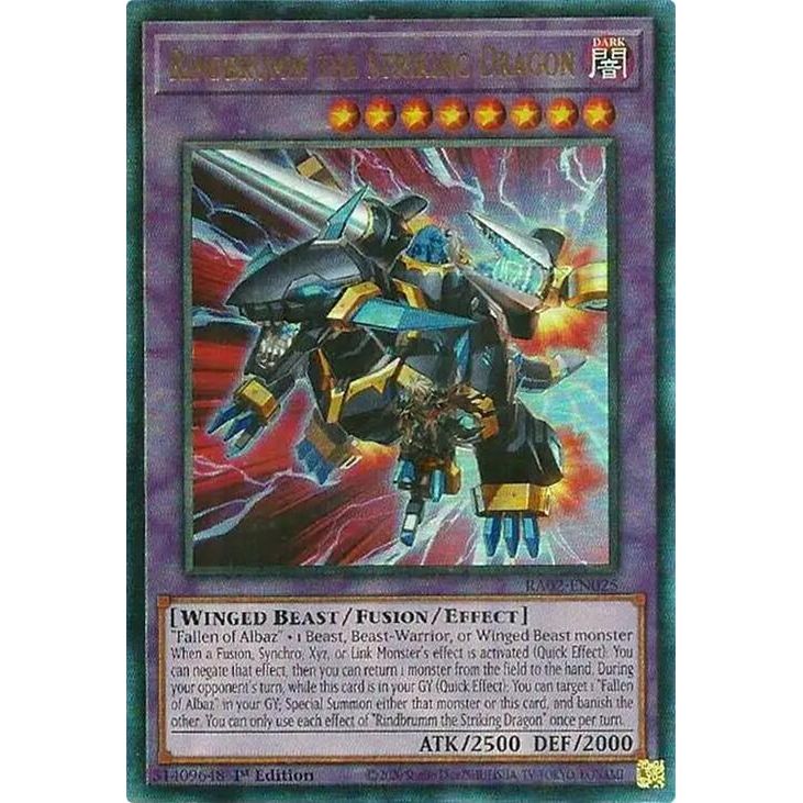 Image for Rindbrumm the Striking Dragon (PUR) (RA02-EN025) (RA02) - YuGiOh