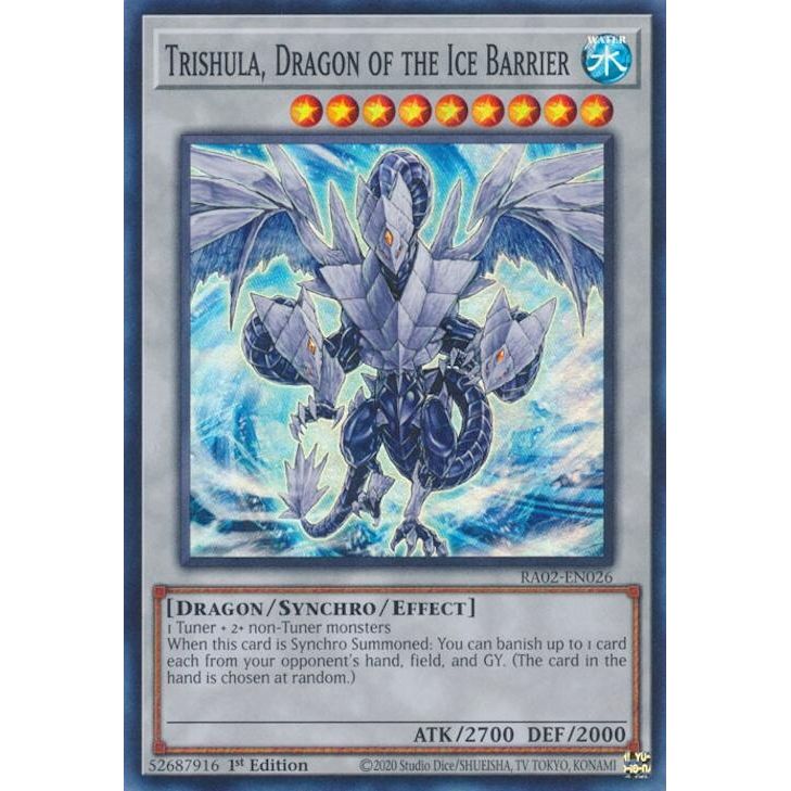 Image for Trishula, Dragon of the Ice Barrier (RA02-EN026) (RA02) - YuGiOh