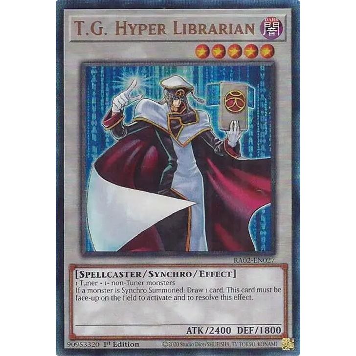 Image for T.G. Hyper Librarian (PUR) (RA02-EN027) (RA02) - YuGiOh