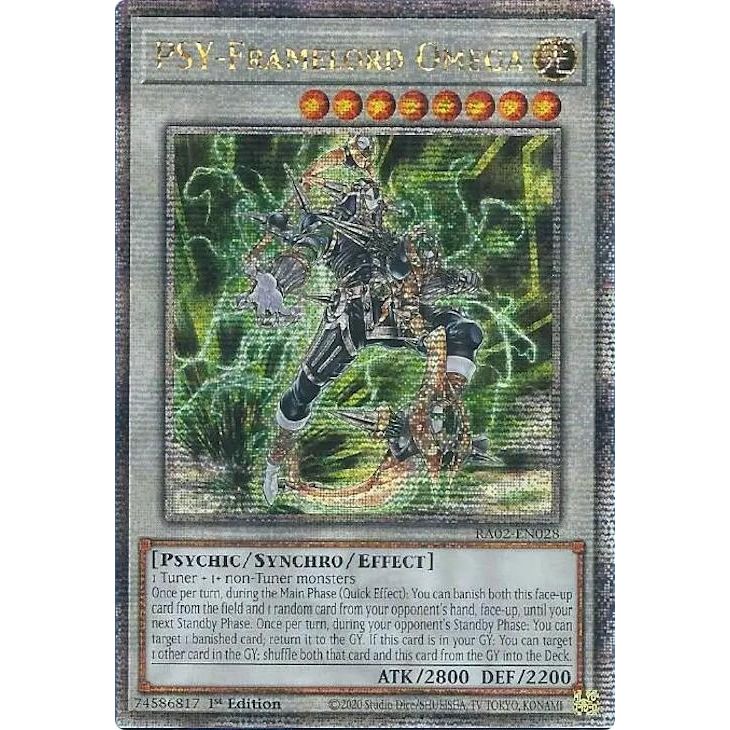 Image for PSY-Framelord Omega (Quarter Century Secret Rare) (RA02-EN028) (RA02) - YuGiOh