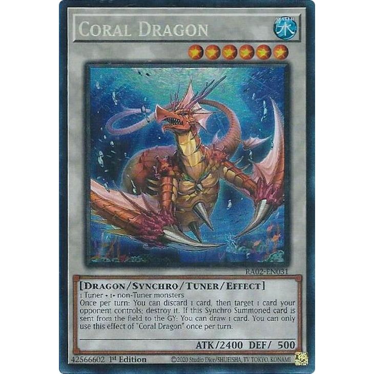 Image for Coral Dragon (PCR) (RA02-EN031) (RA02) - YuGiOh
