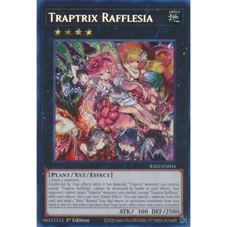 Image for Traptrix Rafflesia (Secret Rare) (RA02-EN034) (RA02) - YuGiOh