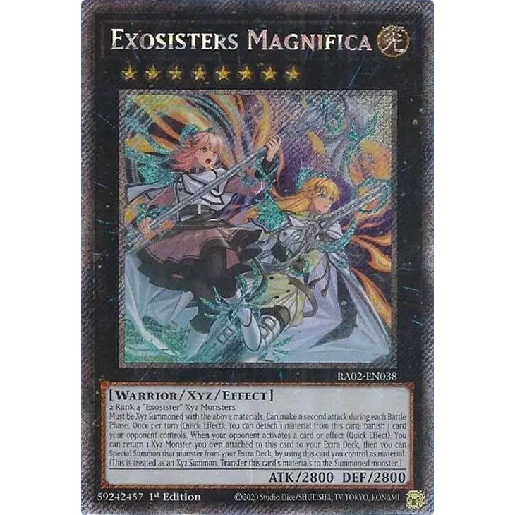 Image for Exosisters Magnifica (Platinum Secret Rare) (RA02-EN038) (RA02) - YuGiOh
