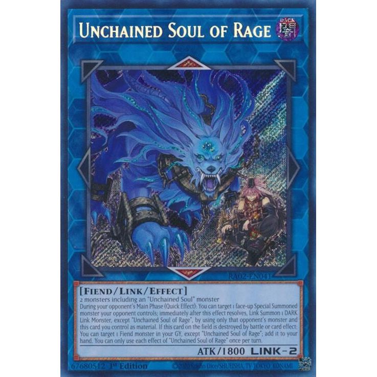 Image for Unchained Soul of Rage (Secret Rare) (RA02-EN041) (RA02) - YuGiOh