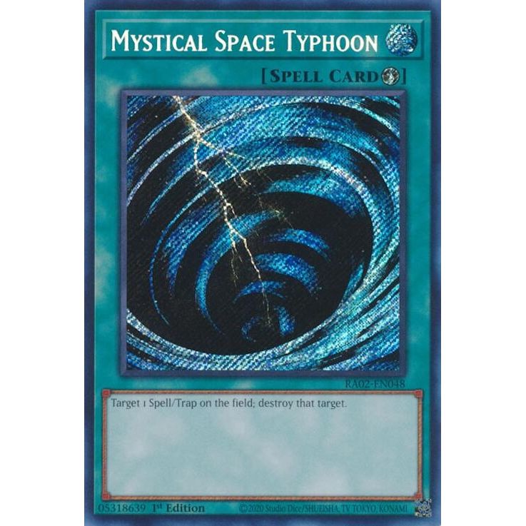 Image for Mystical Space Typhoon (Secret Rare) (RA02-EN048) (RA02) - YuGiOh