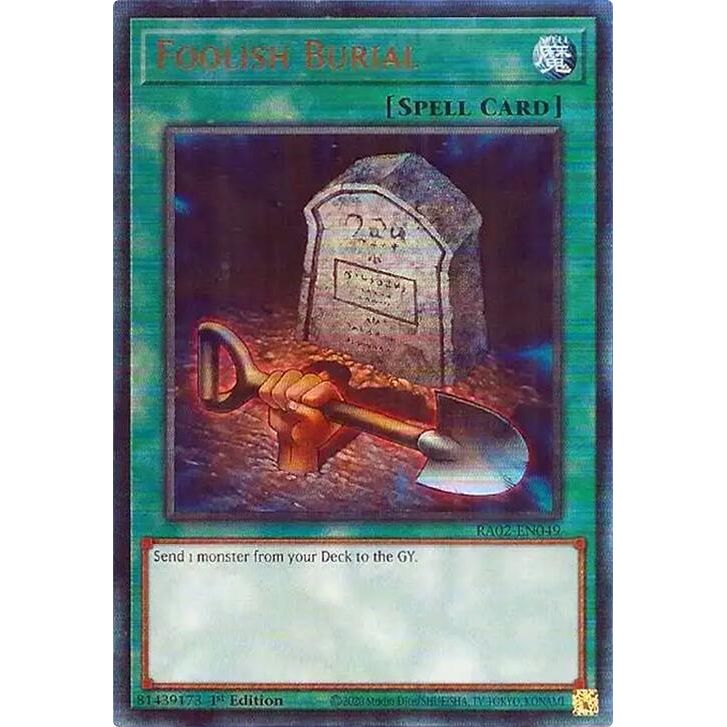 Image for Foolish Burial (PUR) (RA02-EN049) (RA02) - YuGiOh