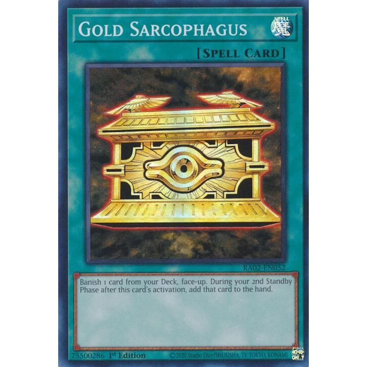 Image for Gold Sarcophagus (RA02-EN052) (RA02) - YuGiOh