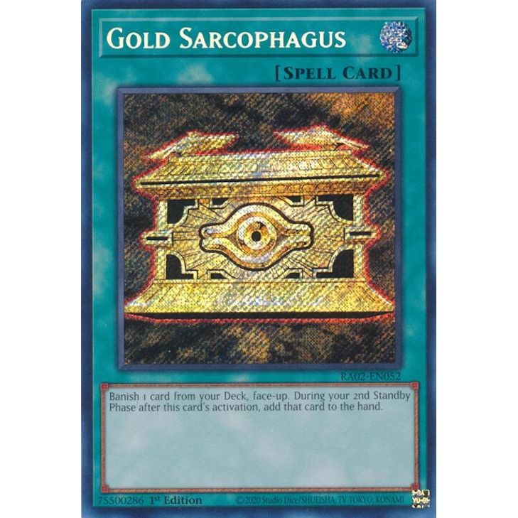 Image for Gold Sarcophagus (Secret Rare) (RA02-EN052) (RA02) - YuGiOh