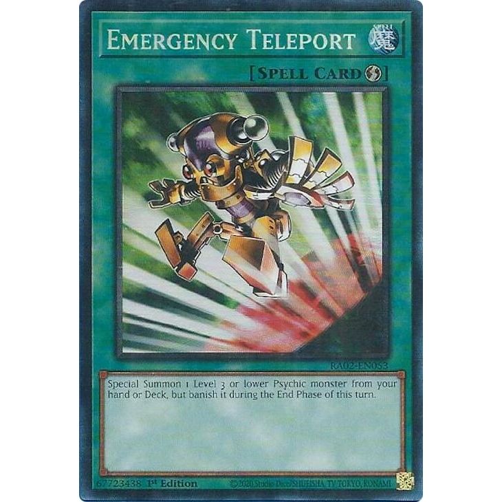 Image for Emergency Teleport (PCR) (RA02-EN053) (RA02) - YuGiOh
