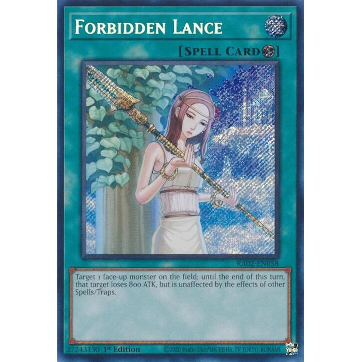 Image for Forbidden Lance (Secret Rare) (RA02-EN058) (RA02) - YuGiOh