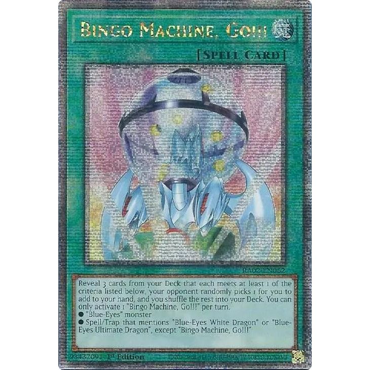 Image for Bingo Machine, Go!!! (Quarter Century Secret Rare) (RA02-EN062) (RA02) - YuGiOh