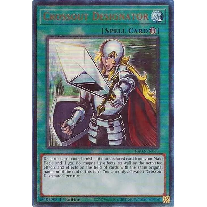 Image for Crossout Designator (PUR) (RA02-EN063) (RA02) - YuGiOh