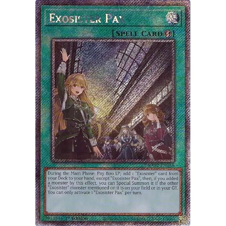 Image for Exosister Pax (Platinum Secret Rare) (RA02-EN066) (RA02) - YuGiOh