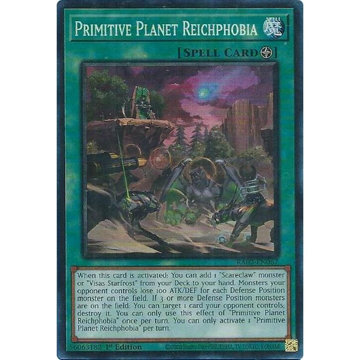 Image for Primitive Planet Reichphobia (PCR) (RA02-EN067) (RA02) - YuGiOh