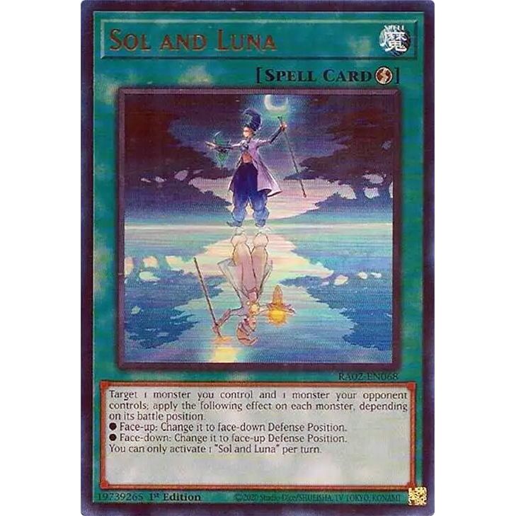 Image for Sol and Luna (UR) (RA02-EN068) (RA02) - YuGiOh