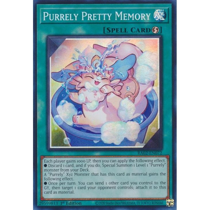 Image for Purrely Pretty Memory (RA02-EN072) (RA02) - YuGiOh