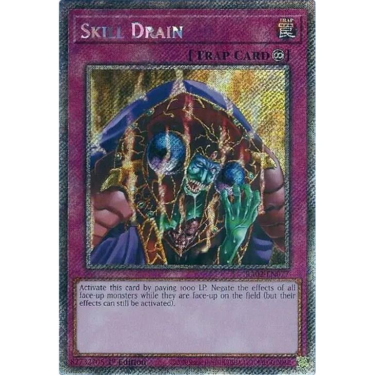 Image for Skill Drain (Platinum Secret Rare) (RA02-EN077) (RA02) - YuGiOh
