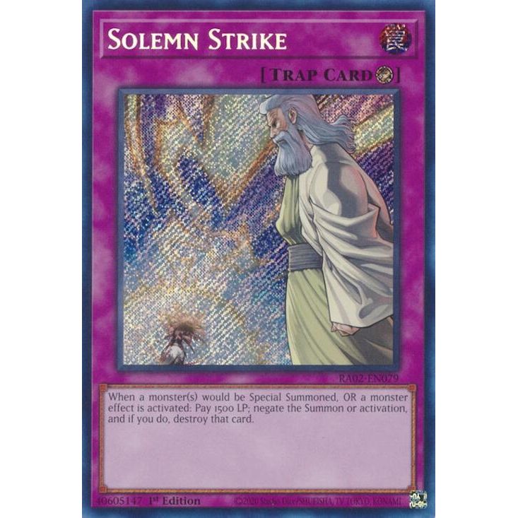 Image for Solemn Strike (Secret Rare) (RA02-EN079) (RA02) - YuGiOh