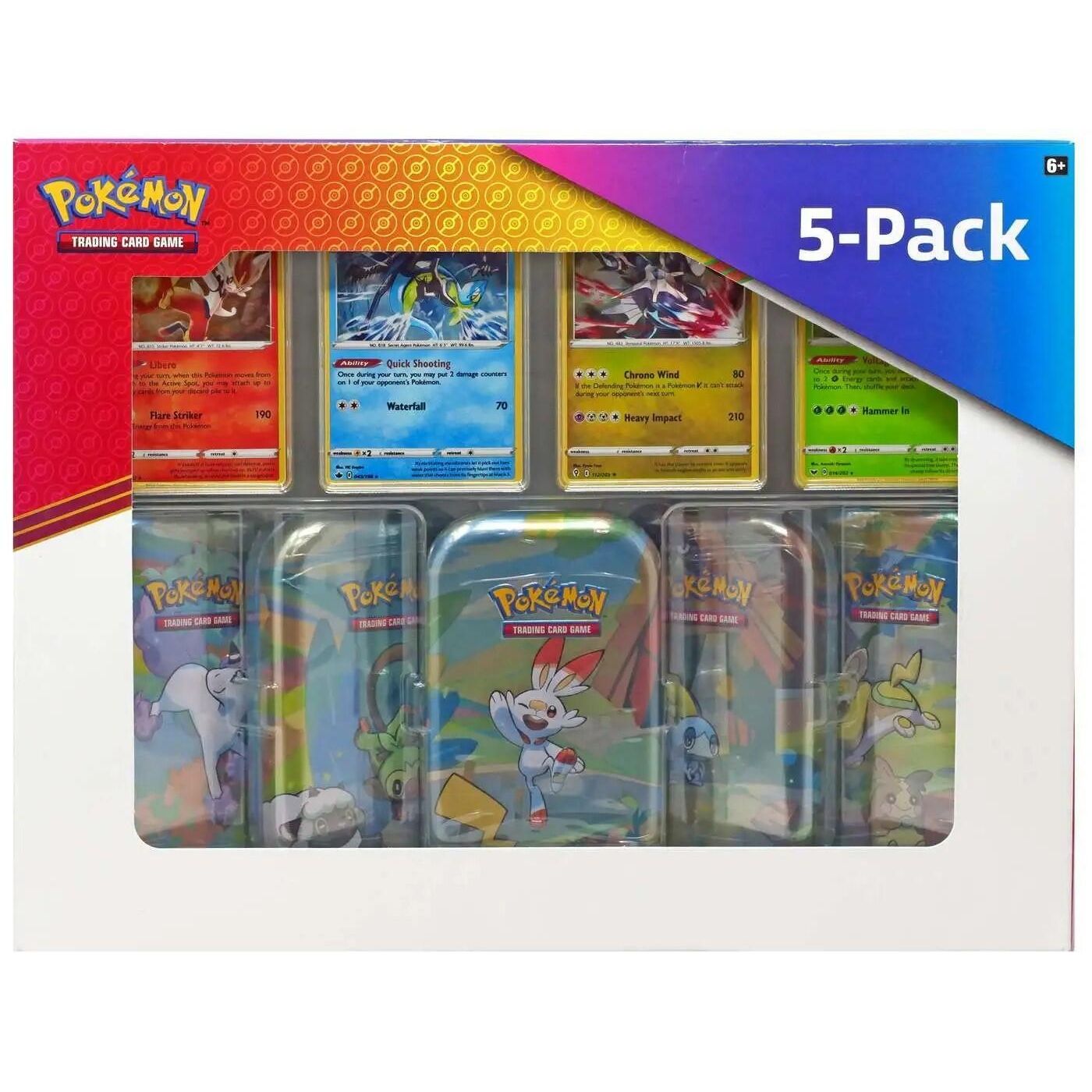 Image for Costco Galar Pals Mini Tins 5-Pack - Pokemon