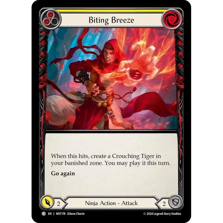 Image for Biting Breeze (Yellow) (MST174) (MST) - Flesh and Blood TCG