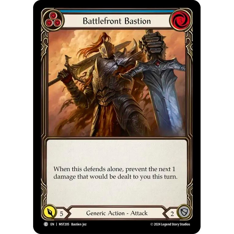Image for Battlefront Bastion (Blue) (MST205) (MST) - Flesh and Blood TCG