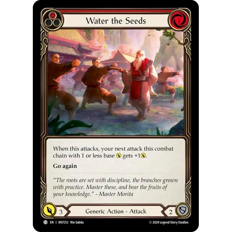 Image for Water the Seeds (Red) (MST212) (MST) - Flesh and Blood TCG