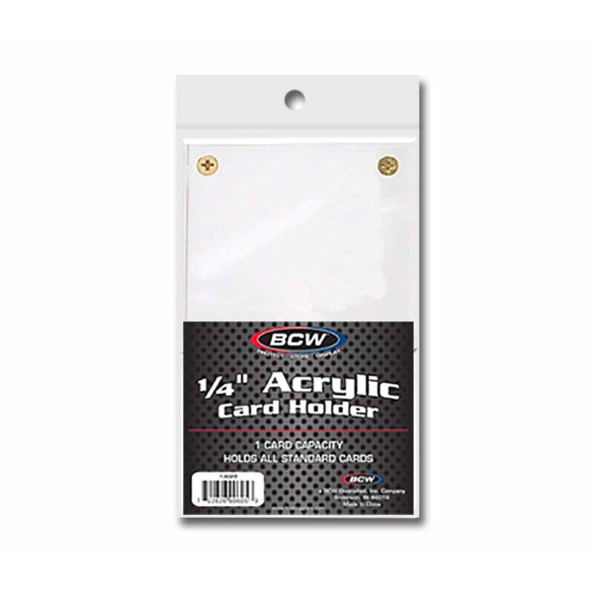 Image for 1/4 Inch Acrylic Card Holder - Collectible Storage