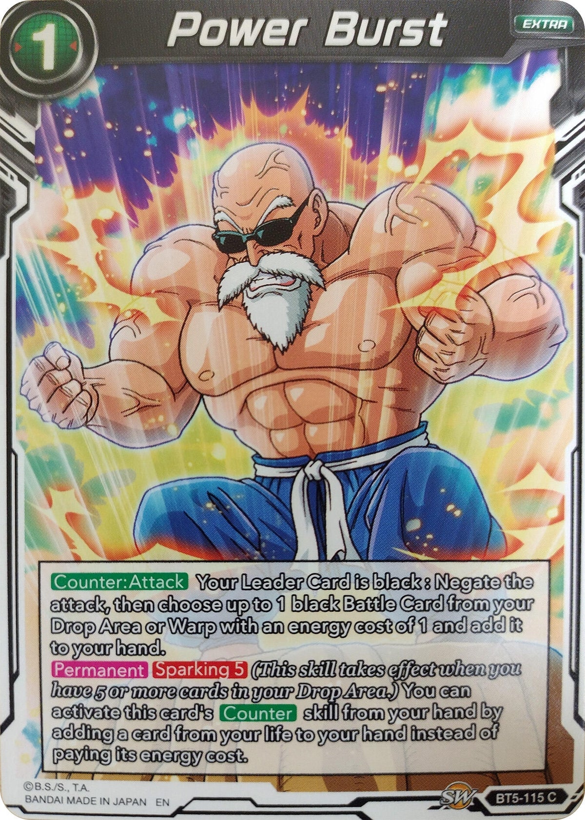 Image for Power Burst (Reprint) (BT5-115) (BT22) - Dragon Ball Super: Masters