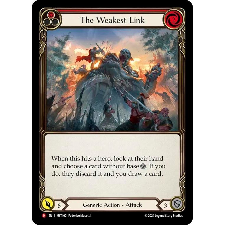 Image for The Weakest Link (MST192) (MST) - Flesh and Blood TCG