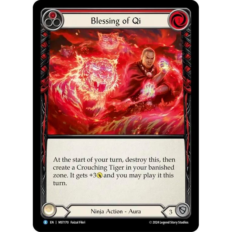 Image for Blessing of Qi (Red) (MST170) (MST) - Flesh and Blood TCG