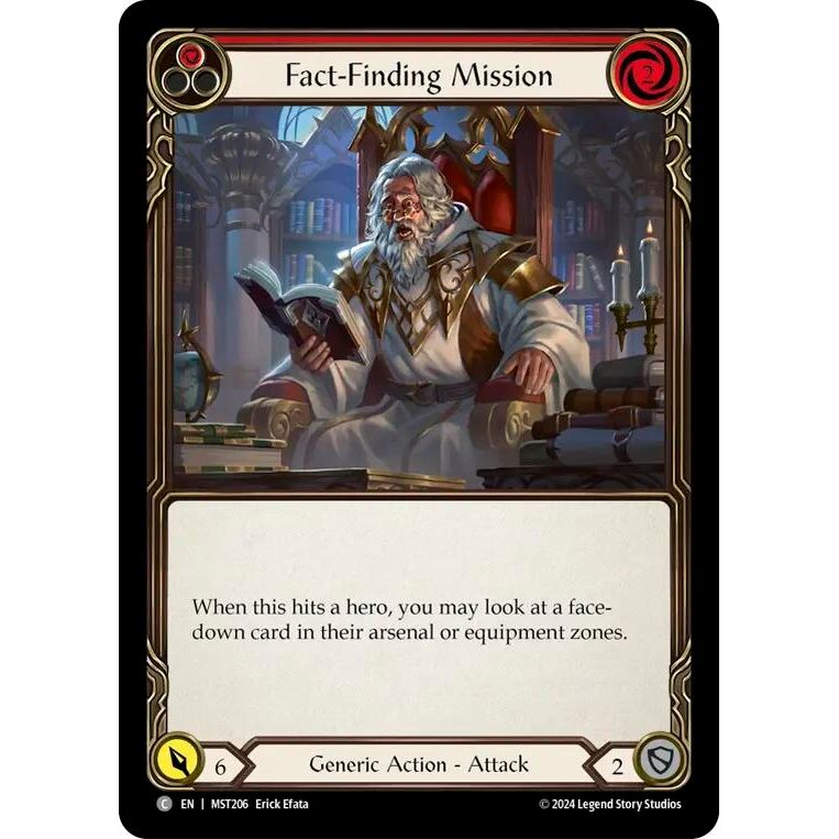 Image for Fact-Finding Mission (Red) (MST206) (MST) - Flesh and Blood TCG