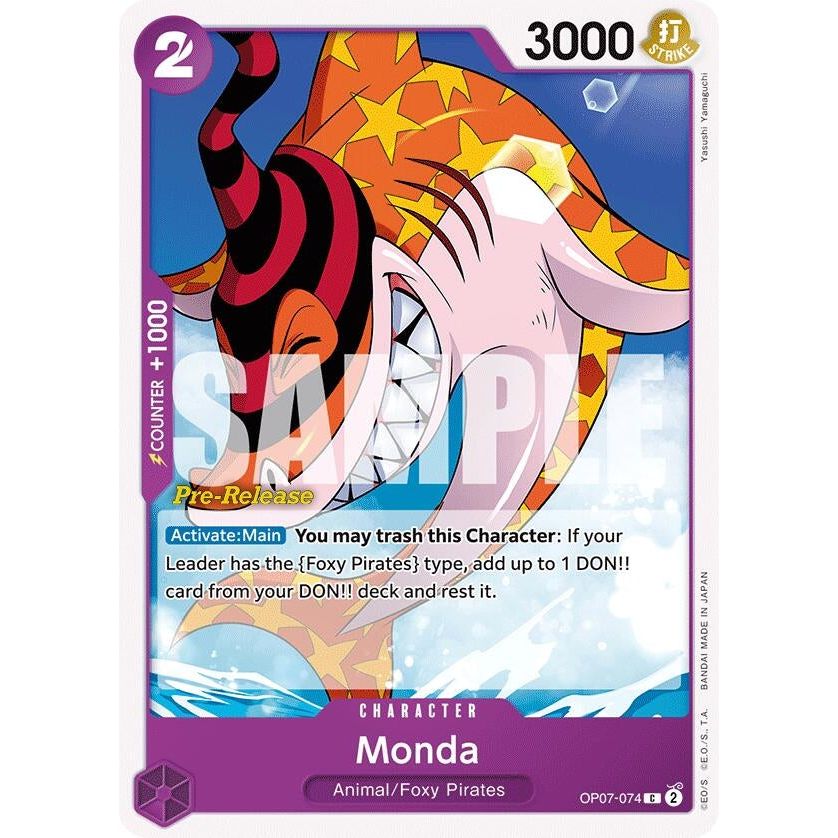 Image for Monda (OP07-074) (OP07 PRE) - One Piece Card Game