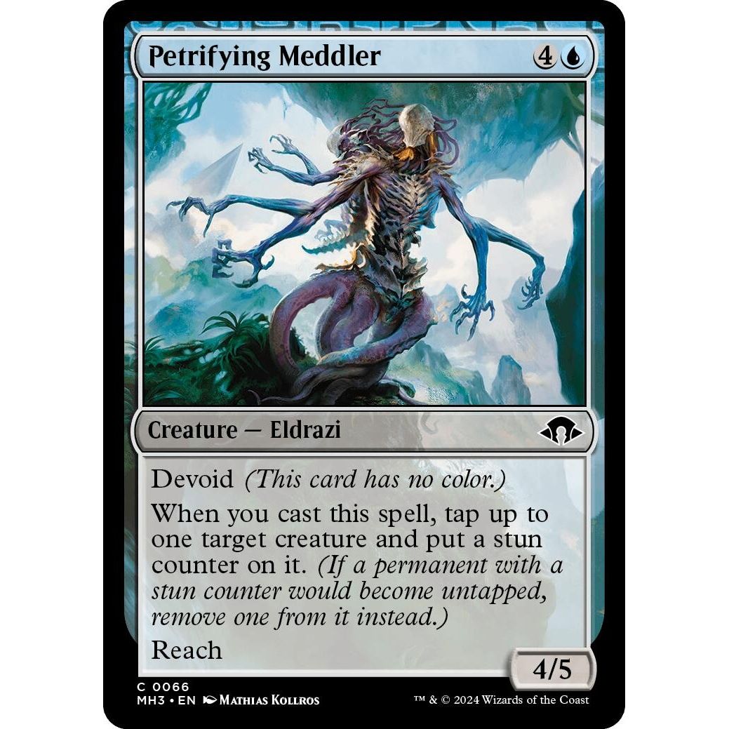 Image for Petrifying Meddler (66) (MH3) - Magic: The Gathering