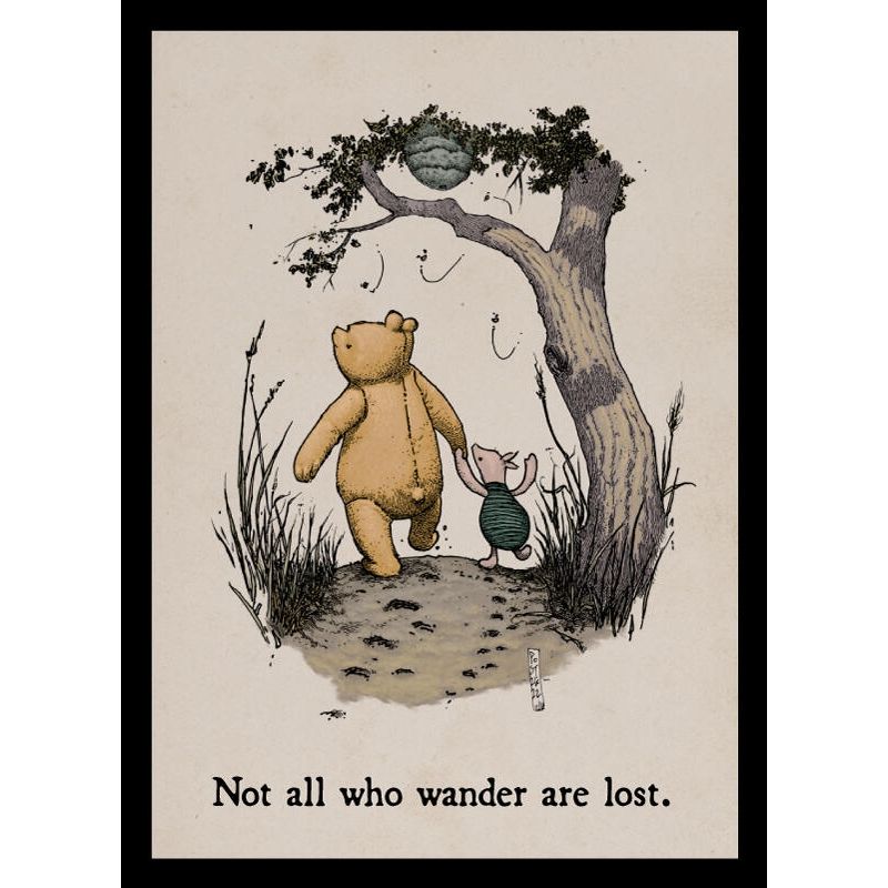 Image for Double Matte Art Sleeve - Not All Who Wander (50-Pack) - Card Sleeves