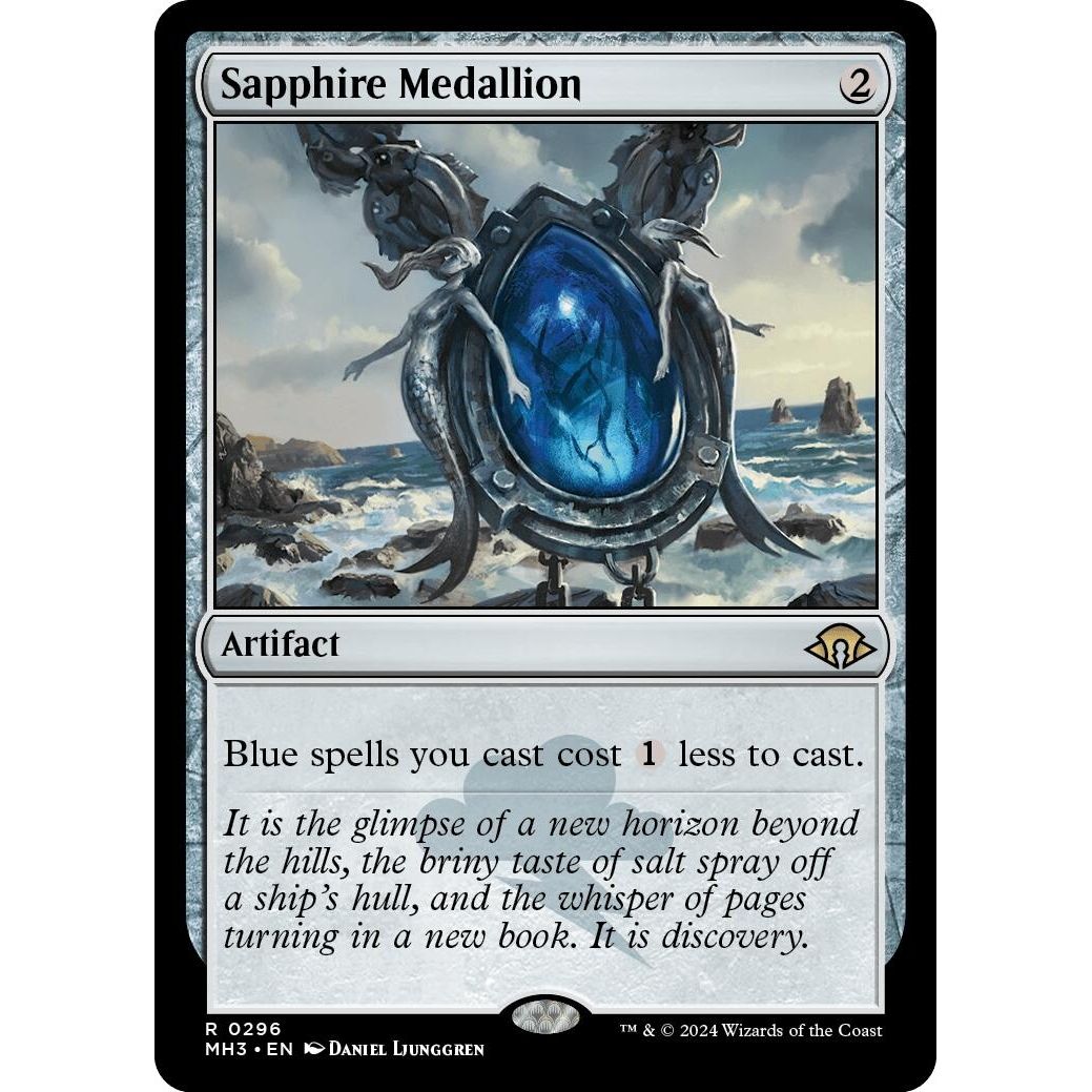 Image for Sapphire Medallion (296) (MH3) - Magic: The Gathering