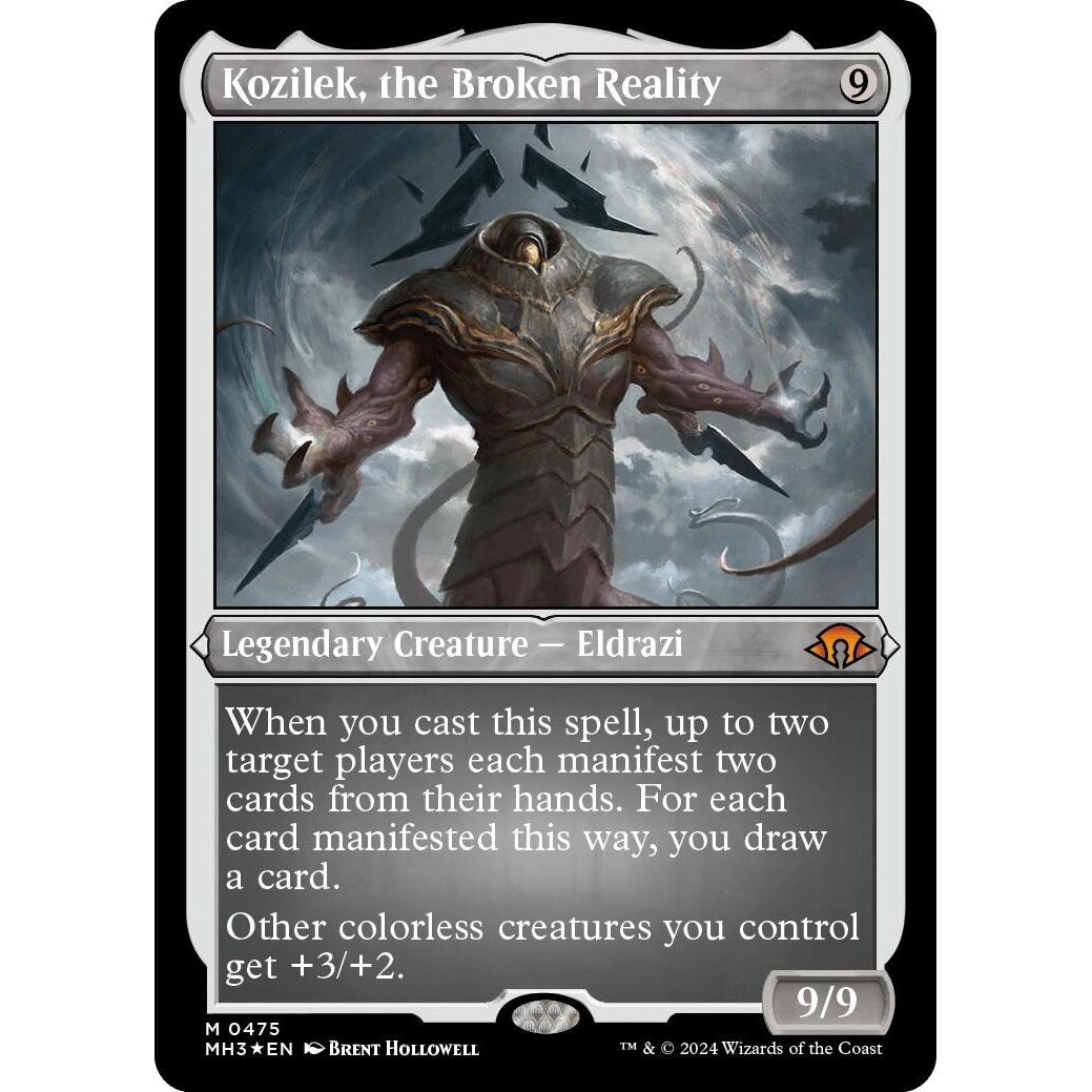 Image for Kozilek, the Broken Reality (Foil Etched) (475) (MH3) - Magic: The Gathering